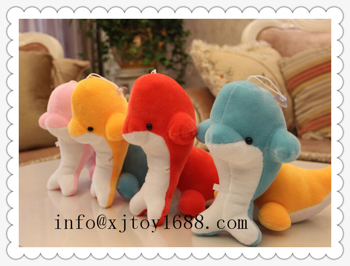 plush dolphine keychain