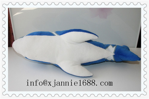 plush blue shark