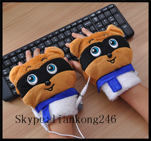 plush gloves