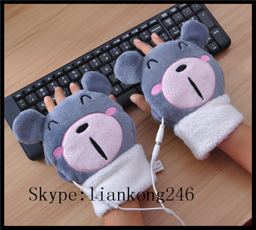 plush gloves