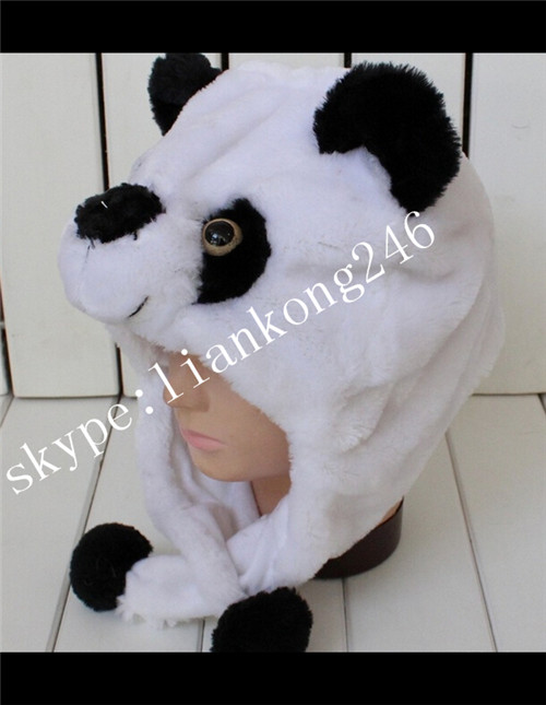 plush animal hats