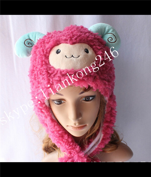 plush animal hats