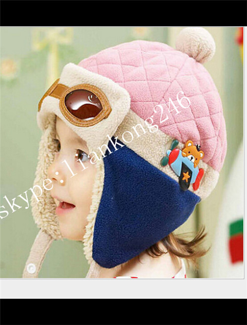 plush kids hats