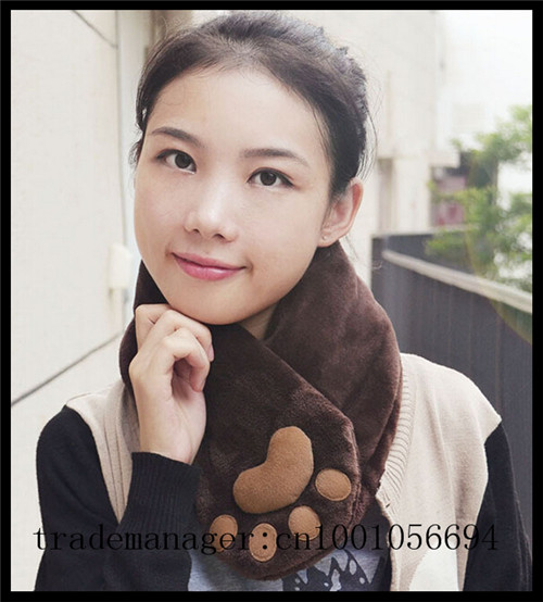 plush scarf