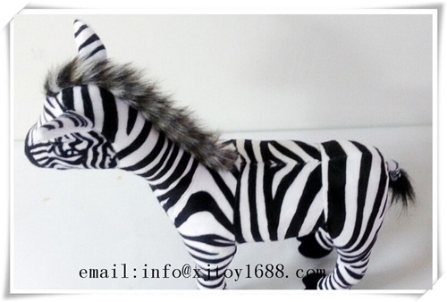 plush zebra