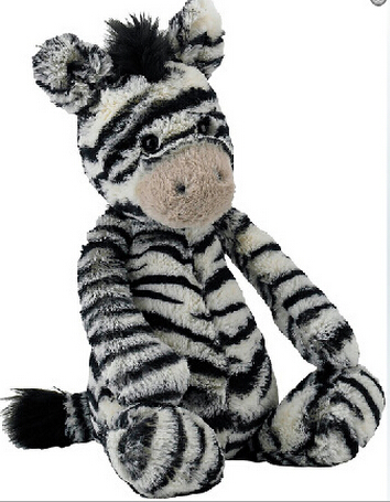 plush zebra