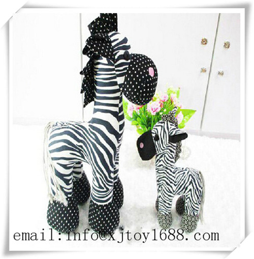 plush zebra