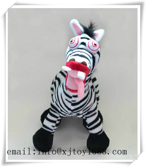 plush zebra