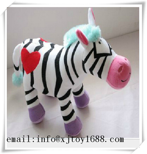 plush zebra