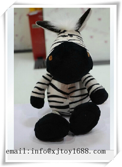 plush zebra