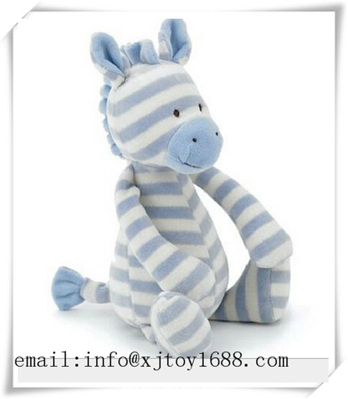 plush zebra